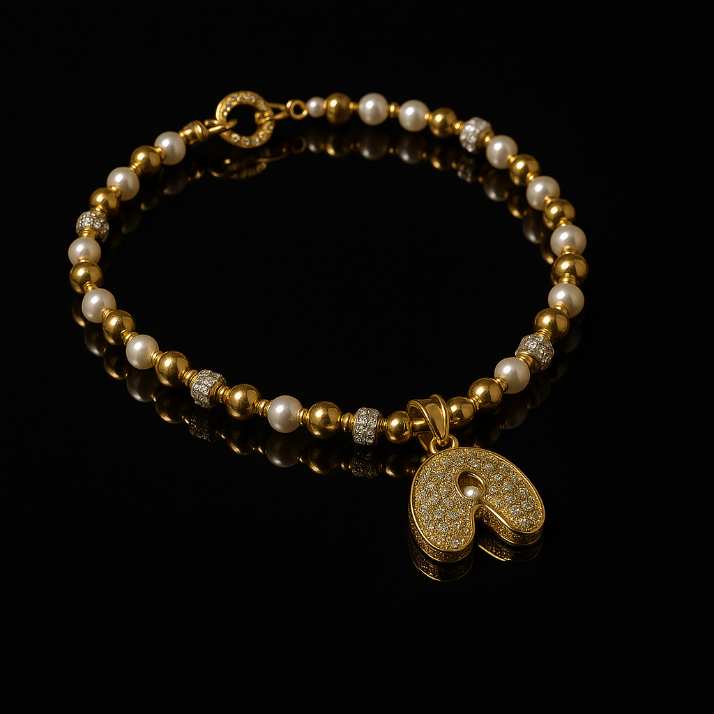 Collana Letter A Gold – Galiano Jewels