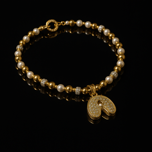 Collana Letter A Gold – Galiano Jewels